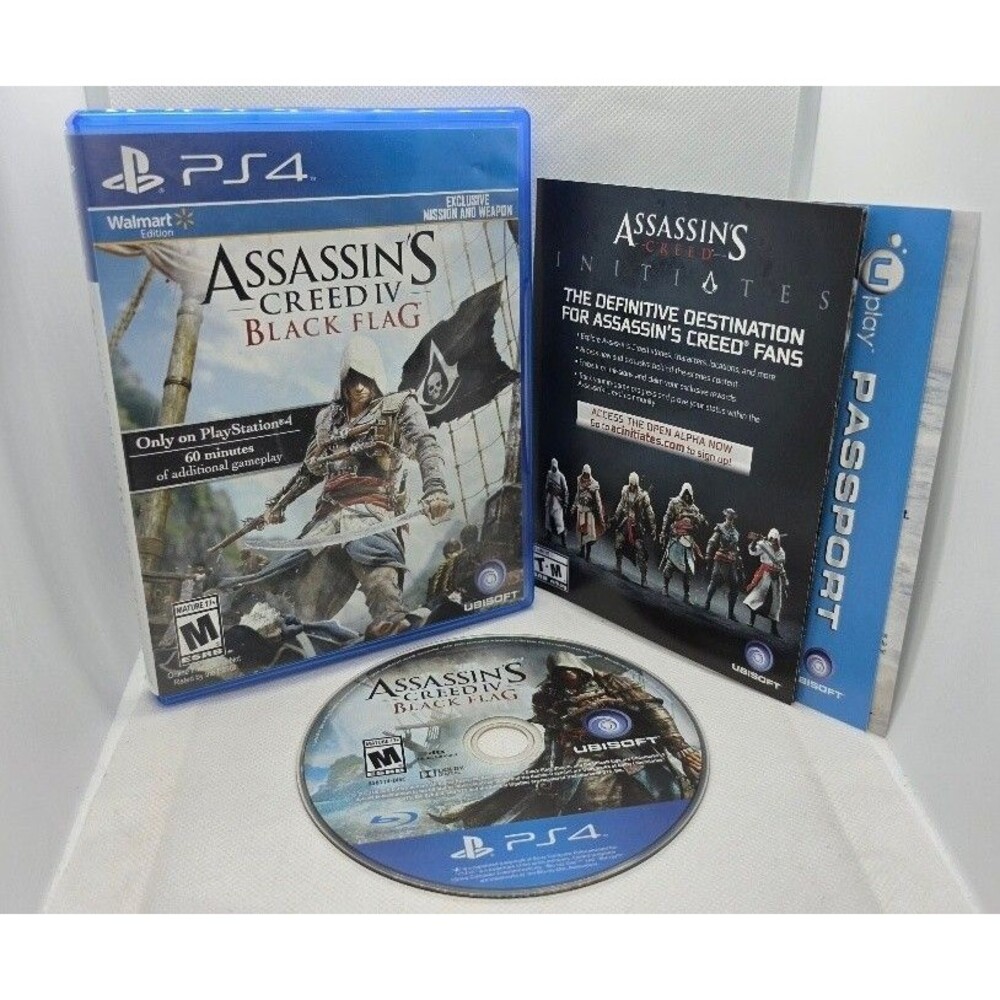 Assassin's Creed IV: Black Flag Walmart Edition (PlayStation 4, 2013) - Complete
